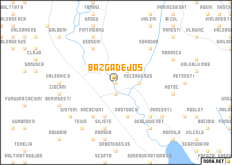 map of Bazga de Jos