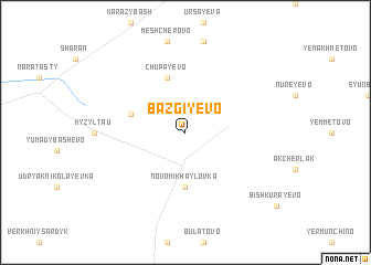 map of Bazgiyevo