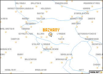 map of Bazhany