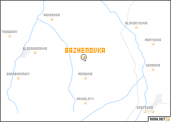 map of Bazhenovka