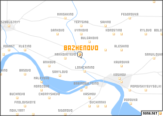 map of Bazhenovo