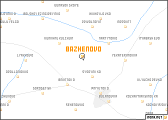 map of Bazhenovo