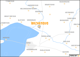 map of Bazhenovo