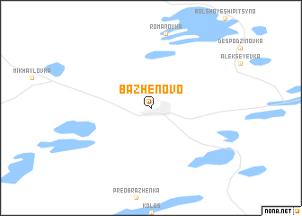 map of Bazhenovo