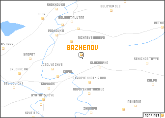 map of Bazhenov