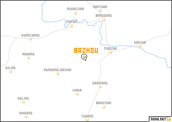 map of Bazhou