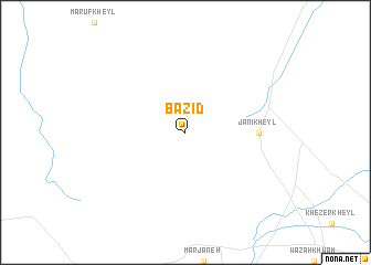 map of Bāzīḏ