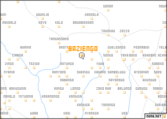 map of Baziengo