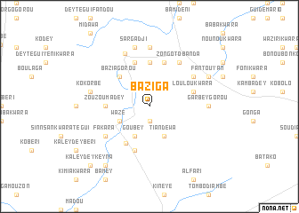 map of Baziga