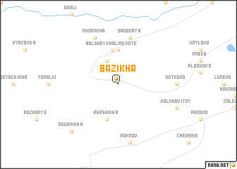 map of Bazikha