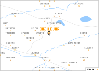 map of Bazilevka