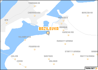 map of Bazilevka