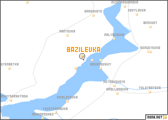 map of Bazilevka