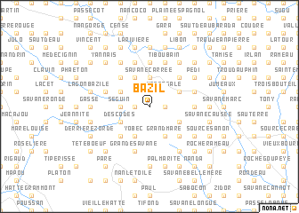 map of Bazil