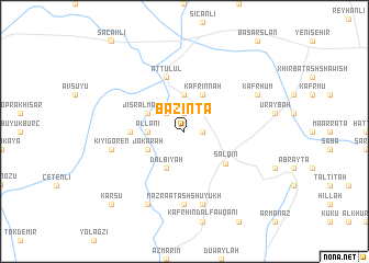 map of Bazintā