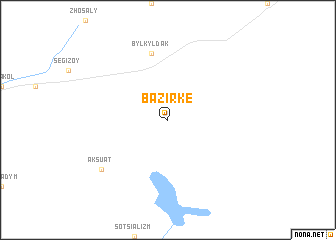 map of Bazirke