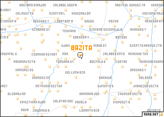 map of Bazita