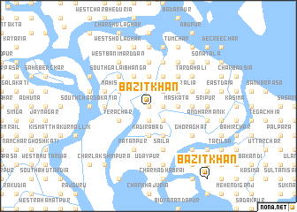 map of Bāzitkhān