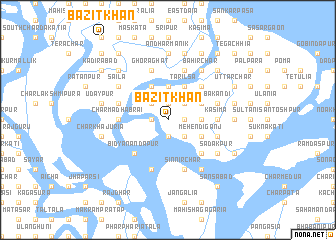 map of Bāzitkhān