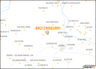 map of Baziz Haouari