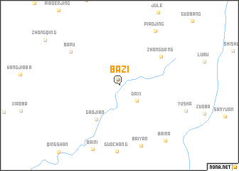 map of Bazi