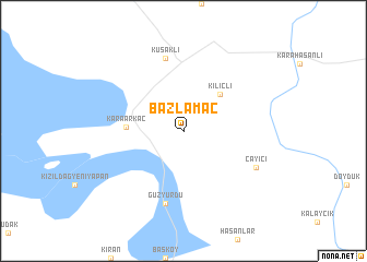 map of Bazlamaç