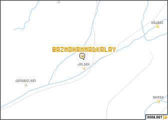 map of Bāz Moẖammaḏ Kalay