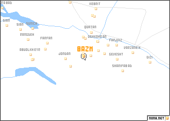 map of Bazm