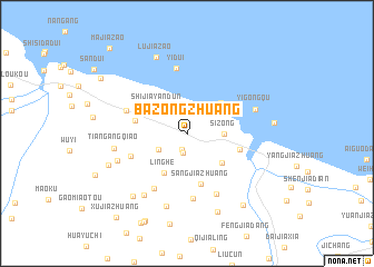 map of Bazongzhuang