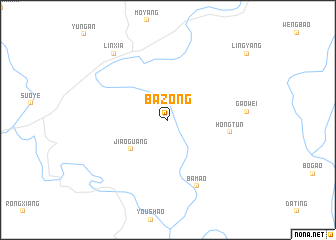 map of Bazong