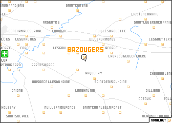map of Bazougers