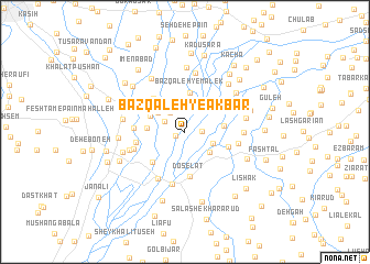 map of Bāz Qal‘eh-ye Akbar