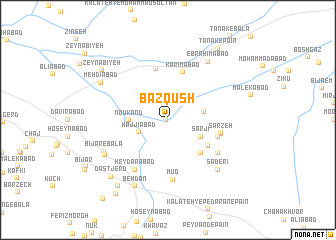 map of Bazqūsh