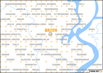 map of Bāzra