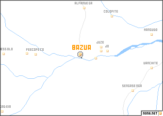 map of Bazua