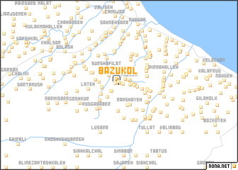 map of Bāzūkol