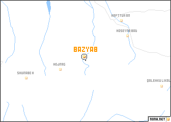 map of Bāzyāb