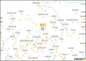 map of Bāz