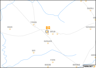 map of Ba