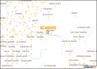 map of Bcharré