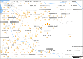 map of Bchennâta