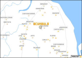 map of B. Cumbula