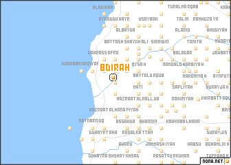 map of Bdīrah