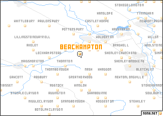 map of Beachampton