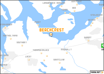map of Beachcrest