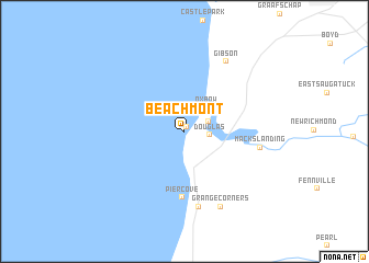 map of Beachmont