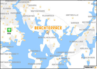 map of Beach Terrace
