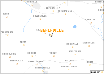 map of Beachville