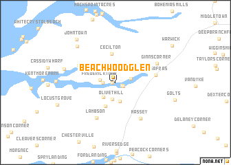 map of Beachwood Glen