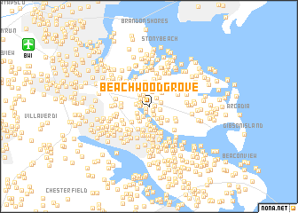 map of Beachwood Grove